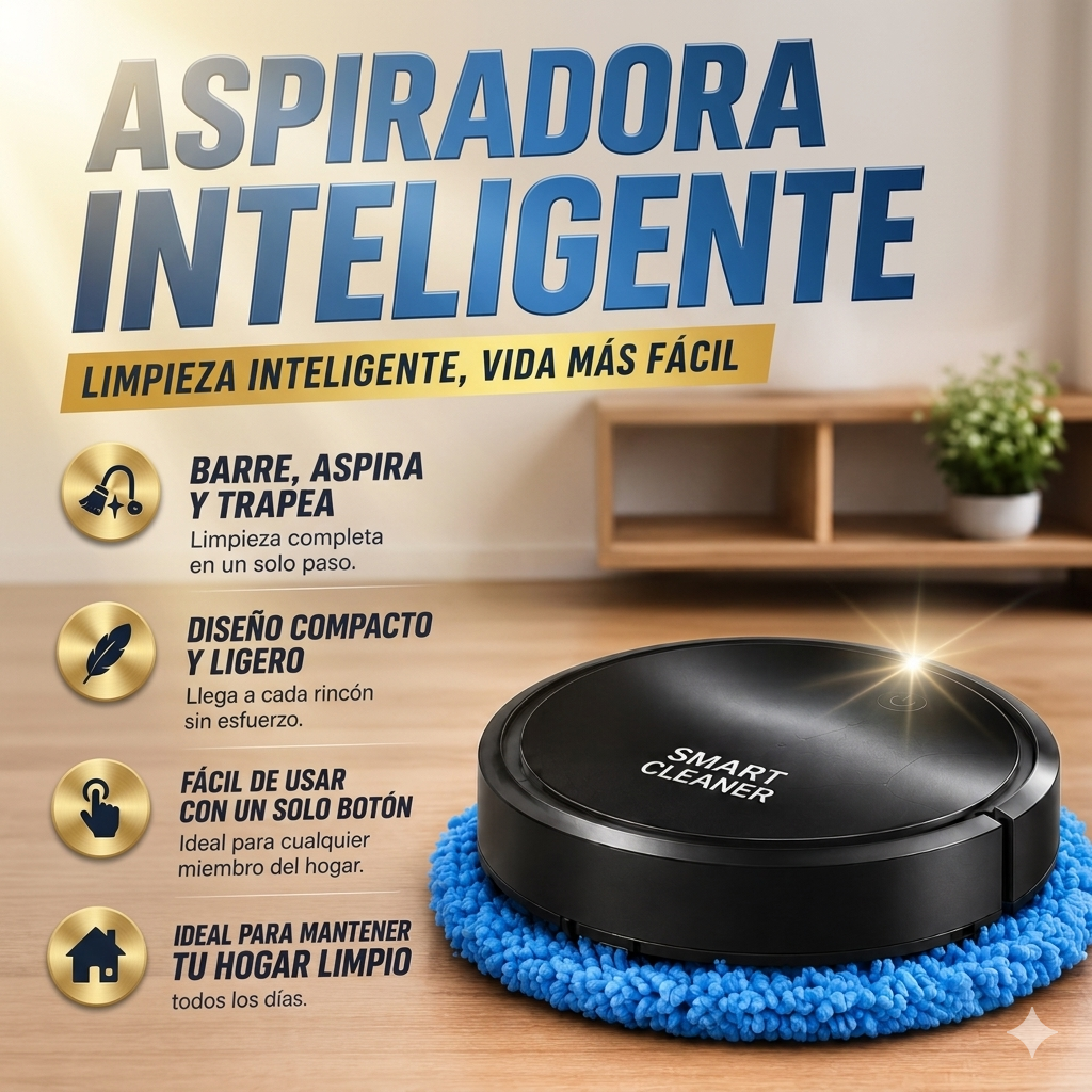 MAMÁ TRABAJA DURO: HAZ SU VIDA MÁS FÁCIL CON LA ASPIRADORA INTELIGENTE CON TRAPEADOR XM12